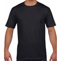 Black - Back - Gildan Mens Premium Cotton T-Shirt