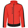 Classic Red-Black - Front - Regatta Mens Contrast 300 Fleece Jacket