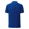 Cobalt Blue - Back - Fruit Of The Loom Mens Iconic Pique Polo Shirt