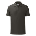 Light Graphite - Front - Fruit Of The Loom Mens Iconic Pique Polo Shirt