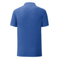 Heather Royal - Back - Fruit Of The Loom Mens Iconic Pique Polo Shirt