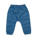 Denim Blue - Front - BabyBugz Baby Rocks Denim Trousers