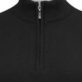 Black - Lifestyle - Glenmuir Womens-Ladies Zip Neck Sweater