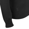Black - Close up - Glenmuir Womens-Ladies Zip Neck Sweater