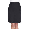 Black - Front - Brook Taverner Womens-Ladies Austin Chino Skirt
