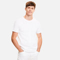 White - Back - Fruit of the Loom Mens Iconic 165 Classic T-Shirt