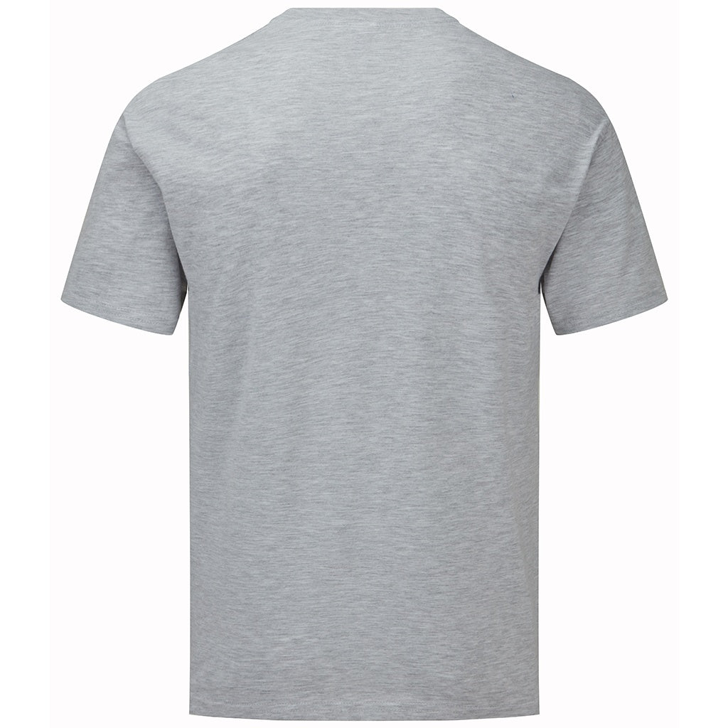 Heather Grey - Back - Fruit of the Loom Mens Iconic 165 Classic Heather T-Shirt