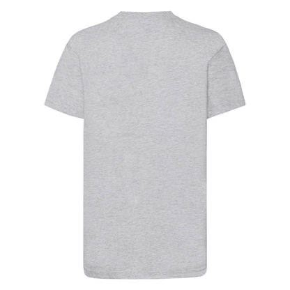 Grey Heather - Back - Fruit of the Loom Mens Vintage Small Logo T-Shirt