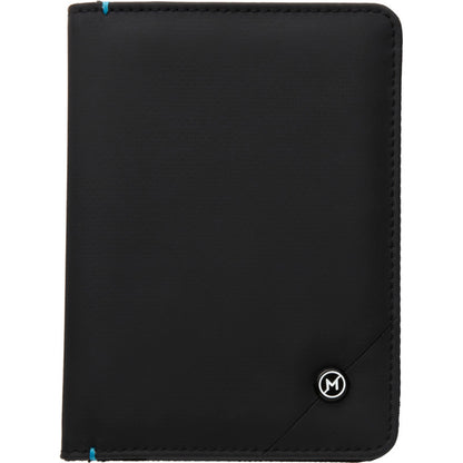 Solid Black - Back - Marksman Odyssey RFID Passport Cover