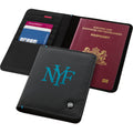 Solid Black - Close up - Marksman Odyssey RFID Passport Cover