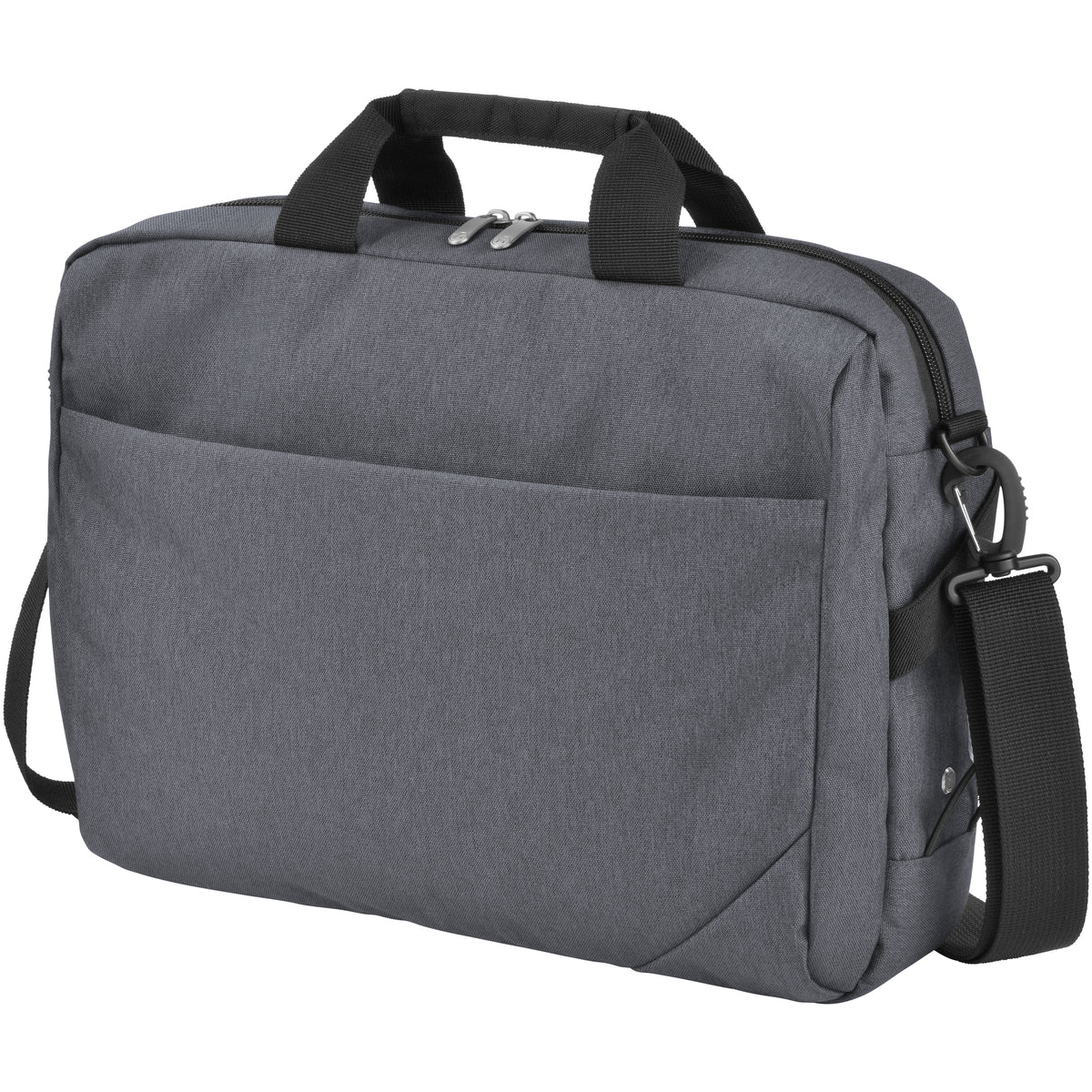 Grey - Front - Marksman Navigator 14in Laptop Conference Bag