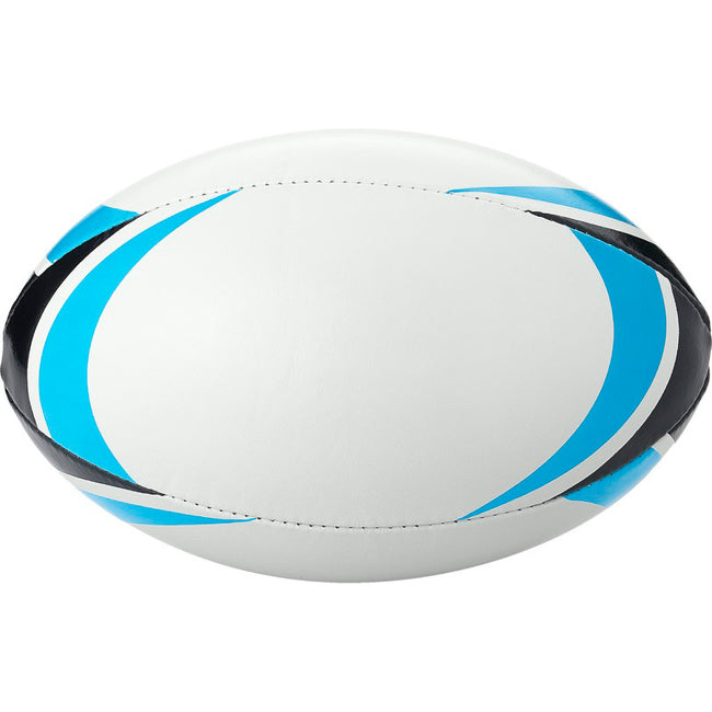 White-Blue - Back - Bullet Stadium Rugby Ball
