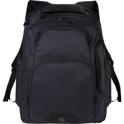 Solid Black - Front - Elleven Rutter 17in Computer Backpack