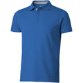 Sky Blue - Front - Slazenger Mens Hacker Short Sleeve Polo