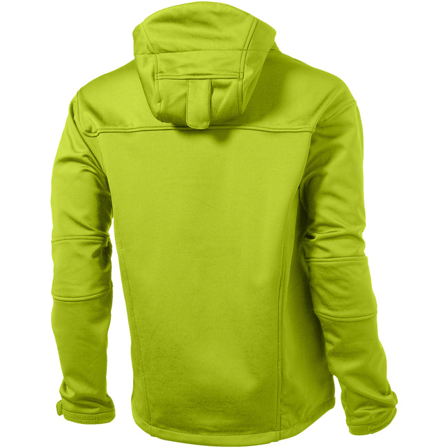 Mid Green - Back - Slazenger Mens Match Softshell Jacket