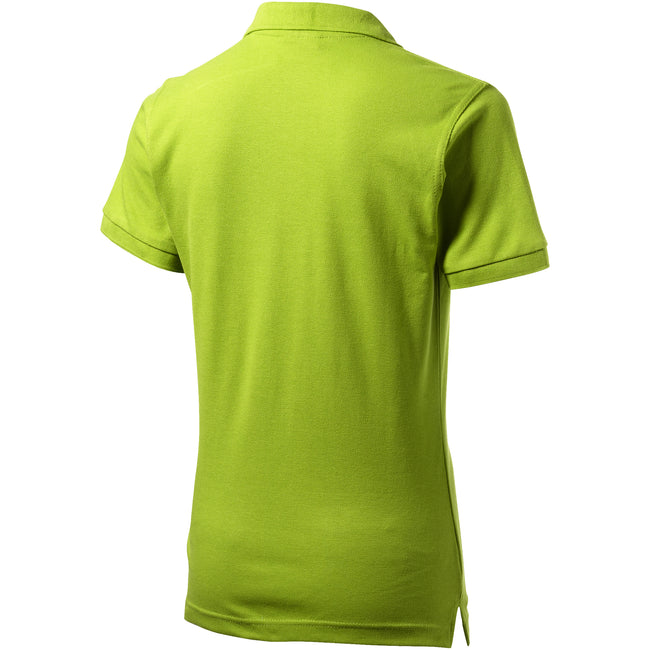 Apple Green - Side - Slazenger Womens-Ladies Forehand Short Sleeve Polo