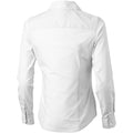 White - Back - Elevate Hamilton Long Sleeve Ladies Shirt