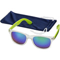 Lime-Transparent - Back - US Basic California Sunglasses