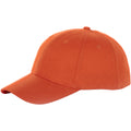 Orange - Front - Elevate Bryson 6 Panel Cap