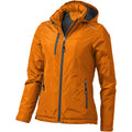 Orange - Front - Elevate Womens-Ladies Smithers Fleece Lined Jacket