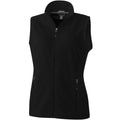 Solid Black - Front - Elevate Womens-Ladies Tyndall Micro Fleece Bodywarmer