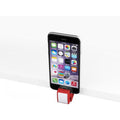 Red - Front - Bullet Dock Multifunctional Phone Clip
