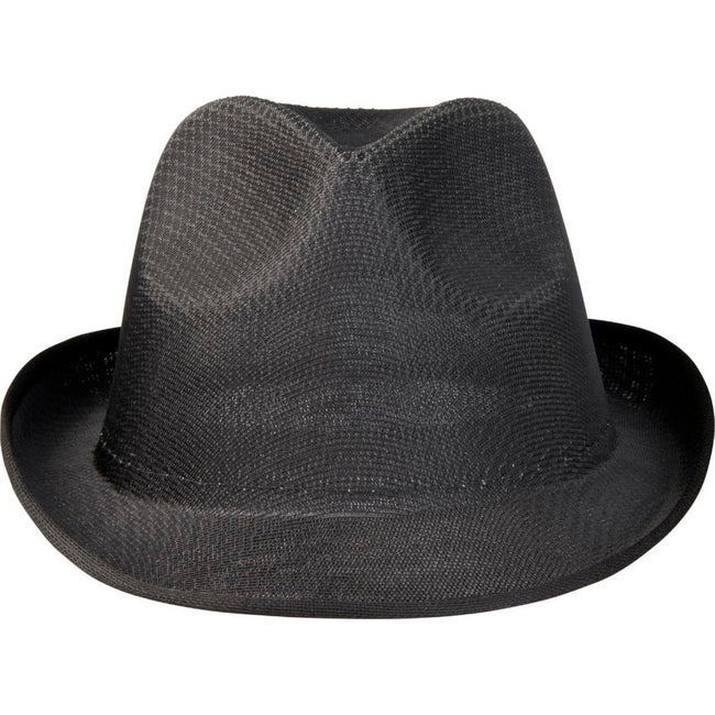 Black - Back - Bullet Unisex Trilby Hat
