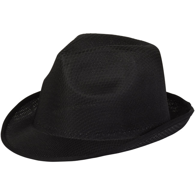 Black - Front - Bullet Unisex Trilby Hat