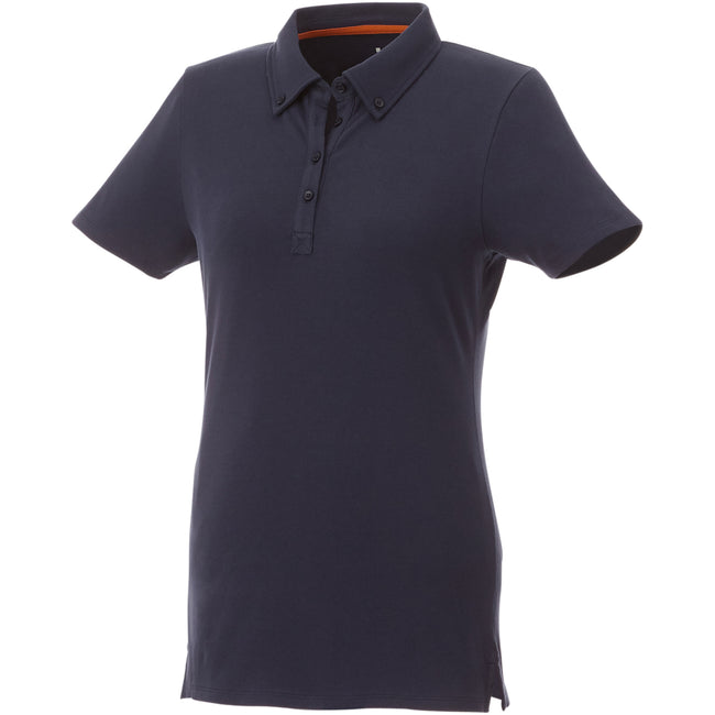 Navy - Front - Elevate Womens-Ladies Atkinson Polo