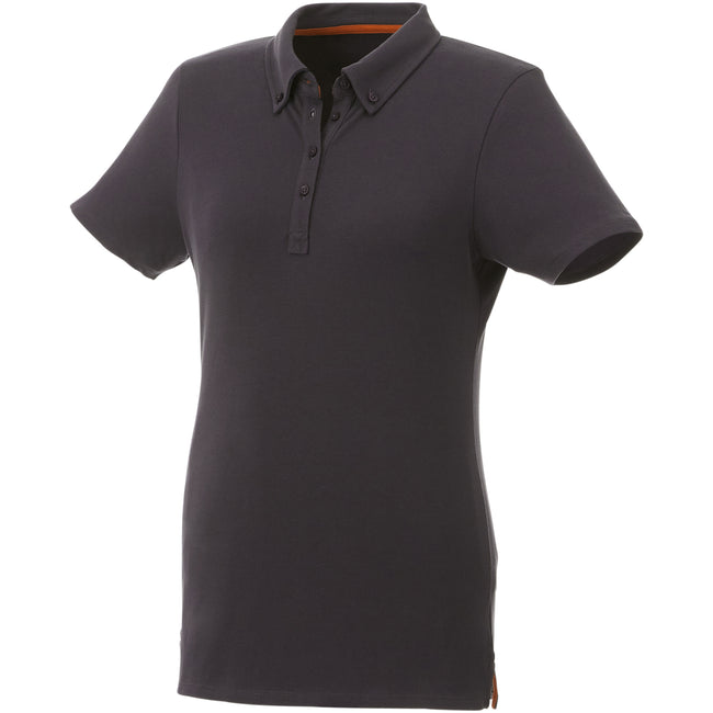 Storm Grey - Front - Elevate Womens-Ladies Atkinson Polo