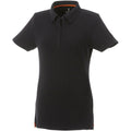 Black - Front - Elevate Womens-Ladies Atkinson Polo