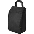 Solid Black - Front - Bullet Faro Non Woven Shoe Bag (Pack Of 2)