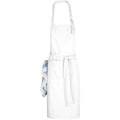 White - Front - Bullet Zora Adjustable Apron (Pack of 2)