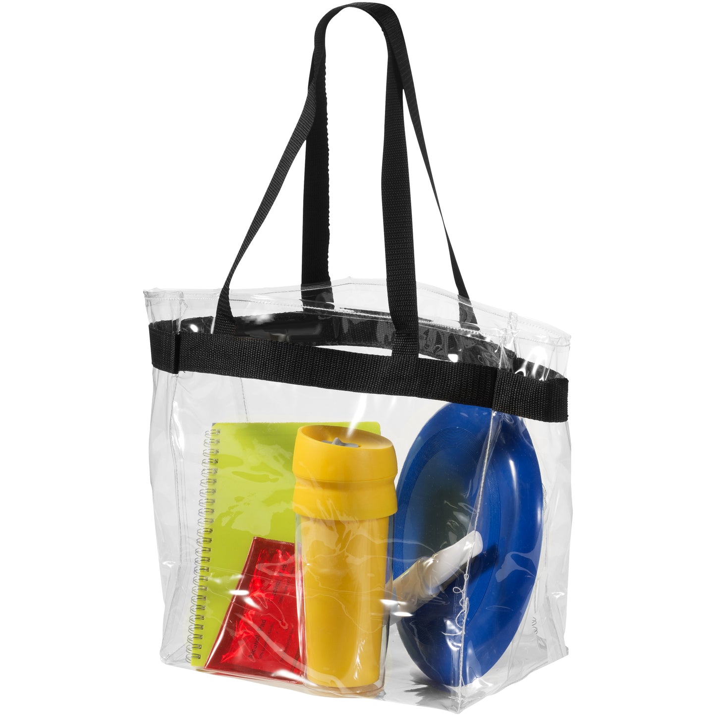 Transparent Clear-Solid Black - Back - Bullet Hampton Tote (Pack Of 2)