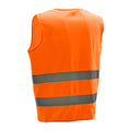 Neon Orange - Back - Bullet Unisex Adults See Me Too Safety Vest