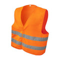 Neon Orange - Front - Bullet Unisex Adults See Me Too Safety Vest