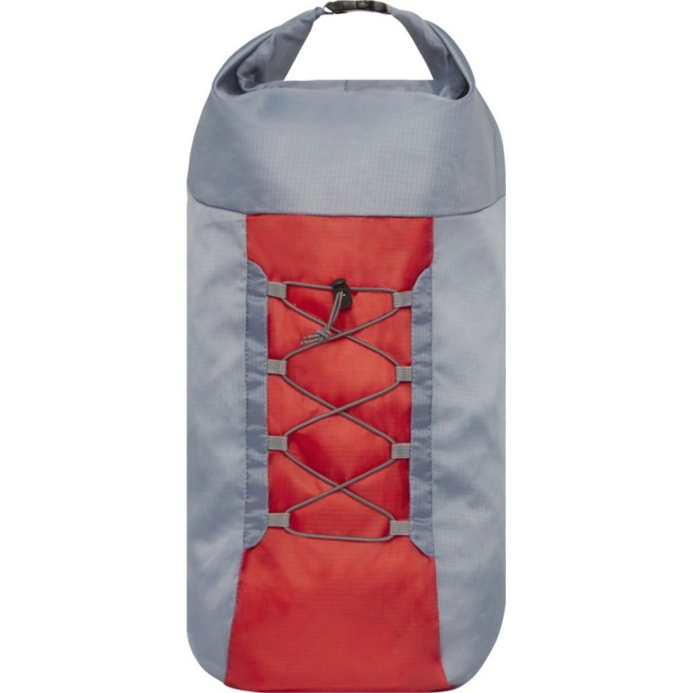Grey-Red - Front - Bullet Blaze Foldable Backpack