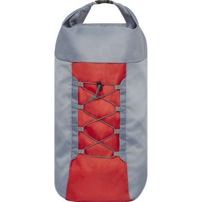 Grey-Red - Front - Bullet Blaze Foldable Backpack