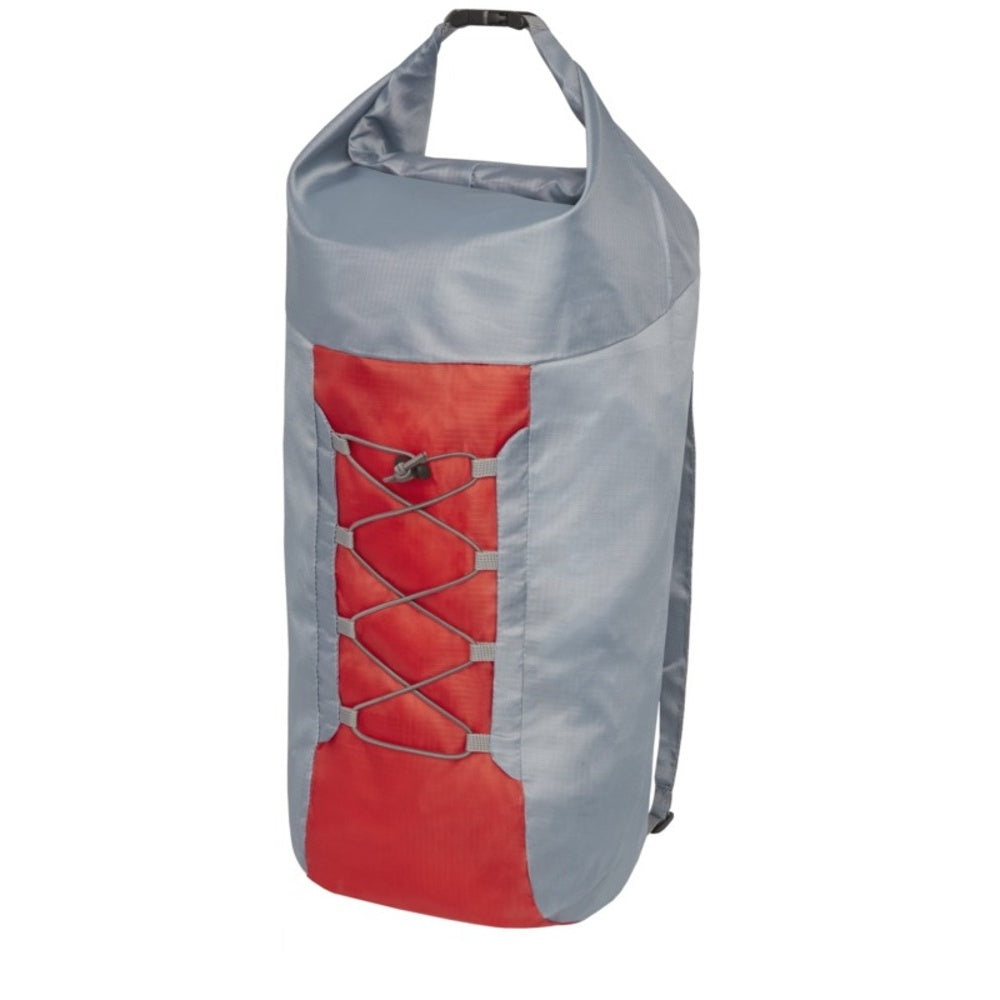 Grey-Red - Side - Bullet Blaze Foldable Backpack