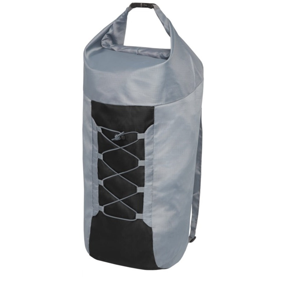 Grey-Solid Black - Side - Bullet Blaze Foldable Backpack