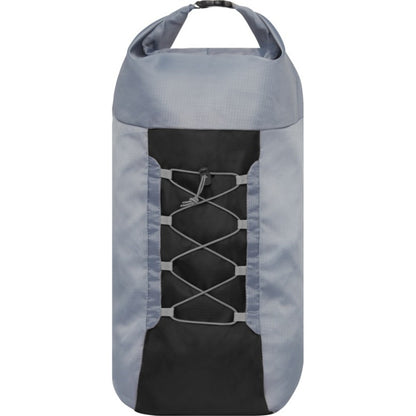 Grey-Solid Black - Front - Bullet Blaze Foldable Backpack
