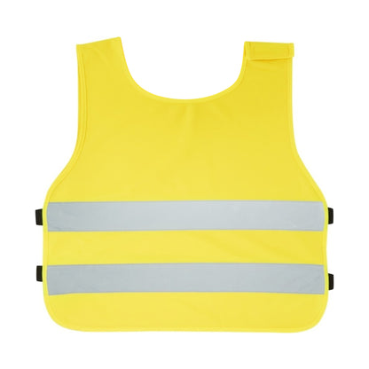 Neon Yellow - Back - Bullet Childrens-Kids Benedikte Hi-Vis Vest Set