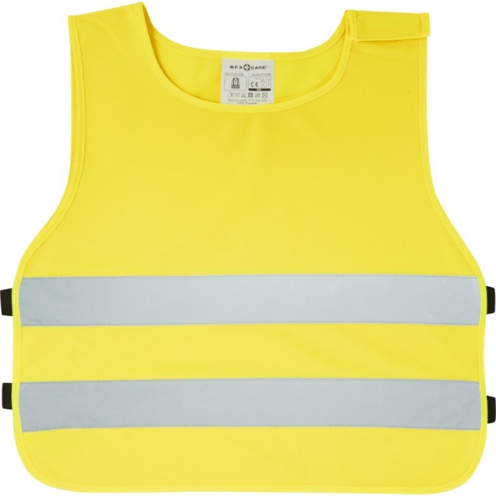 Neon Yellow - Front - Bullet Childrens-Kids Benedikte Hi-Vis Vest Set