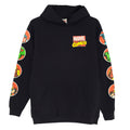 Black - Front - Marvel Avengers Boys Sleeve Patches Pullover Hoodie