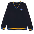 Navy - Front - Harry Potter Womens-Ladies Ravenclaw House Knitted Jumper