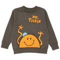 Brown-Orange - Side - Mr Men Girls Mr Tickle Sweatshirt