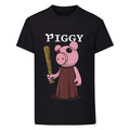 Black - Front - Piggy Boys Baseball Bat T-Shirt