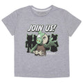 Grey Heather - Side - Piggy Boys Join Us Zombie T-Shirt