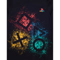 Black-Heather Grey - Back - Playstation Boys Icons Pyjama Set