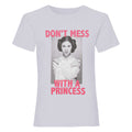 Grey Heather - Front - Star Wars Girls Don´t Mess Princess Leia T-Shirt